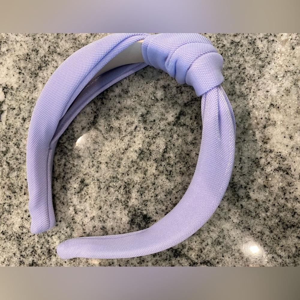 Light purple knotted headband- bought from Etsy; never worn